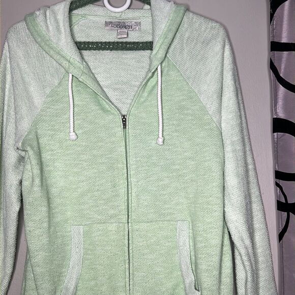 By Design Full Zip Hooded Terry Jacket size medium - Picture 5 of 11